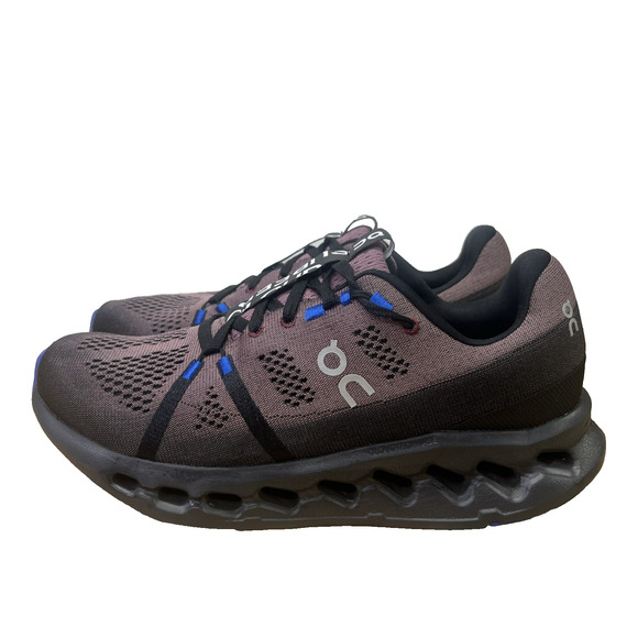 On Cloudsurfer Black Cobalt Running Trail Shoes Sneakers Women's Size 9.5 - Picture 2 of 12